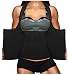 LODAY Womens Shapewear Weight Loss Neoprene Sauna Sweat Waist Trainer Corset Tank Top Vest Sport Workout Slimming Body Shaper (Black(Underwear Vests, L (US 10-12))