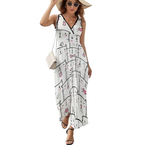 Robe longue d'été unie blanche au style bohème pour sublimer vos vacances