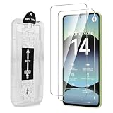 Hengnewro 2 Pièces Verre Trempé pour Xiaomi Redmi Note 14 4G,Dépoussiérage Automatique, 9H Dureté, Résistant aux Rayures, Sans Bulles HD Transparent Protection écran