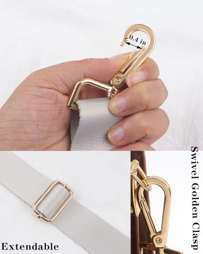 Image of Wide Purse Strap Solid, Replacement Crossbody Shoulder Handbags Strap for Women Adjustable