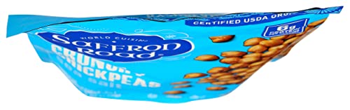 Saffron Road Organic Sea Salt Crunchy Chickpea Snack, 6Oz - Usda Organic, Gluten Free, Non-Gmo, Halal, Kosher, Vegan #TOP4