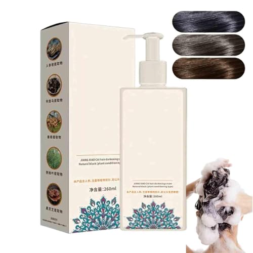 Crema botánica para Color de Cabello de Agente único, Tinte para el Cabello con extracto de Plantas para Cobertura de canas, Color de Cabello orgánico para Mujeres, Seguro para Todo Tipo de Cabello