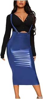 Tirantes ajustados para mujer, de piel sintética, paquete de cadera, bodycon, faldas para rave, personalización