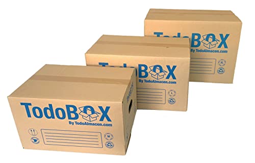 TodoBox Pack varios tamaños de Cajas de Cartón Cover