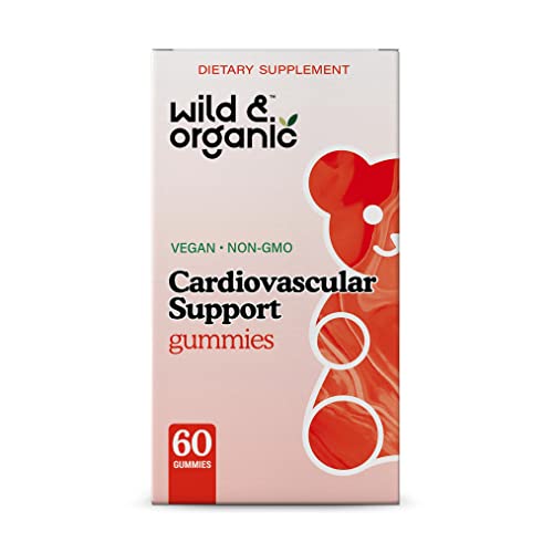 Wild & Organic Vitamins Gummies - With Vitamins B6, B12, C, Magnesium, Beet Root, Hawthorn, Olive, Hibiscus, Buchu, Green Tea, Uva Ursi - 60 Chews #TOP1