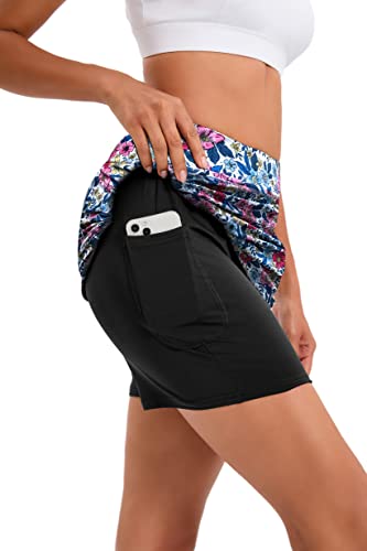 Image of Oyamiki Women's Active Athletic Skort Lightweight Tennis Skirt Perfect for Running Training Sports Golf