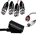 XTPTFABS Female RGB SCART to 4 BNC + Audio Cable Compatible with Sega Genesis, Saturn, Super Nint-endo, Neo-Geo, PlayStation, and Other Systems That Output RGB via SCART