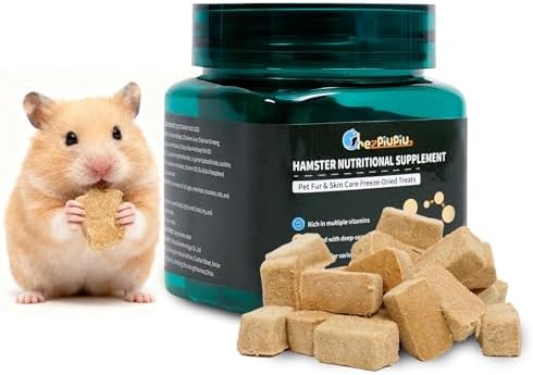 Natural Probiotics Freeze-Dried Hamster Supplement, Protein for F...