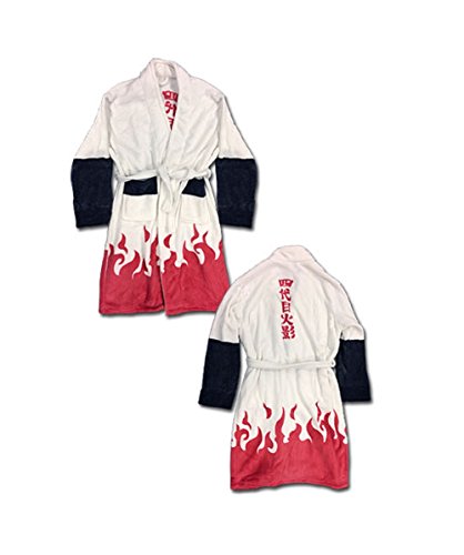 Naruto Shippuden - 4th Hokage Costume Fleece Bathrobe White
