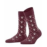 Burlington Damen X-Mas Argyle W SO Socken, Lila (Garnet 8185), 36-41 (UK 3.5-7 Ι US 6-9.5)