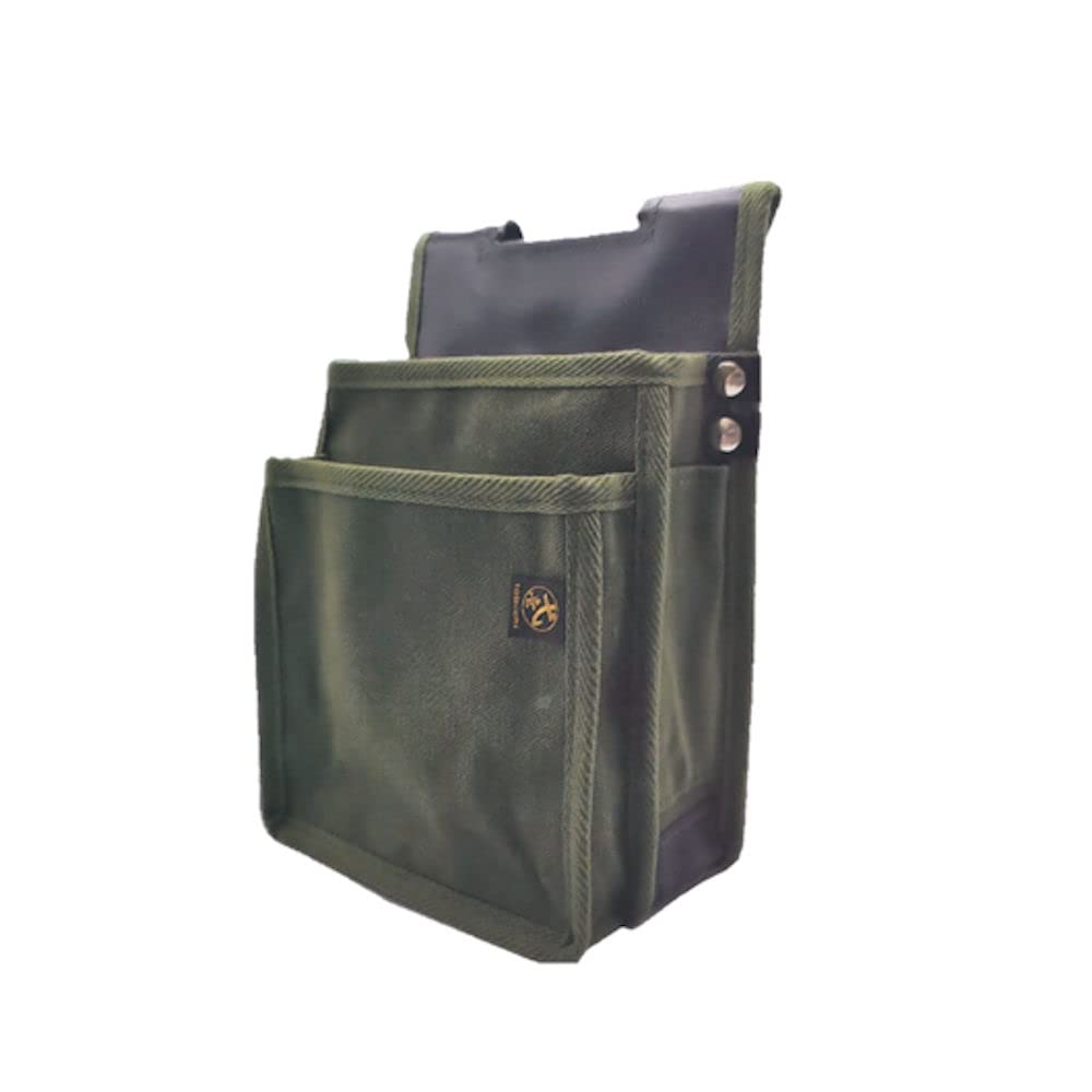 Amazon.co.jp: 鳶壱6号帆布腰袋2段式内ポケ付25Acro906N普及国防