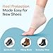 ZenToes Achilles Tendon Support Sleeve, Padded Compression Sleeve for Achilles Tendonitis Relief & Haglunds Heel, Washable Padded Socks & Heel Protectors for Bursitis Relief, 1 Pair