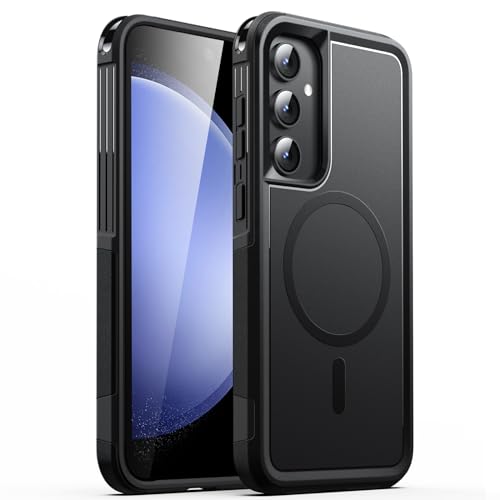 JETech Coque pour Samsung Galaxy S23 FE 6,4 Pouces, Compatible avec Accessoires MagSafe, Housse Étui Magnétique Antichoc Protection Double Couche à Usage...