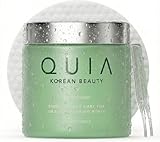 QUIA Toner Pads – AHA/BHA Dual-Action Exfoliate and Hydrate All in One – Soothing Formula for Sensitive Skin – Reduces Blackheads and Blemishes- 70 Gentle Textured Pads – Korean Skincare