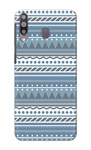 Image of Printed Hard Back Cover Case for Samsung Galaxy M30 Back Cover (Seamless Geometric Tribal Pattern) -1803