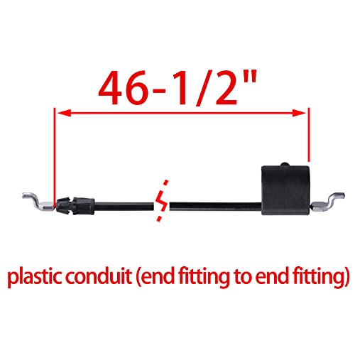 Oraevy 532183281 183281 Lawn Mower Engine Zone Control Cable Compatible With Poulan Roper Husqvarna Craftsman Weed Eater Walk-Behind Craftsman Lawnmower Parts Model 917 Briggs Stratton (2Pack) #TOP3