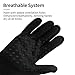 Hihaha Black Winter Cycling Gloves Windproof Touchscreen Thermal Gloves m Windproof Warm Bicycle Gloves 1 Pair