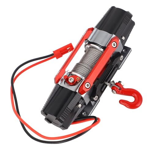 Winche eléctrico doble motor para autos RC 1/10 y 1/8 miniatura 7