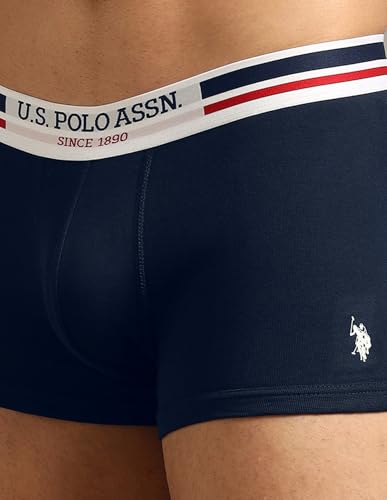 Image of U.S. Polo ASSN. Mens I641 Anti Microbial Essential Boxer Underwear Brief -Pack of 2