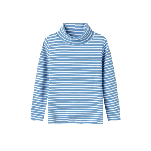 Image of Mud Kingdom Little Girls Long Sleeve Tee Shirts Soft Turtleneck Layering Pullover Slim Stretchy Tops