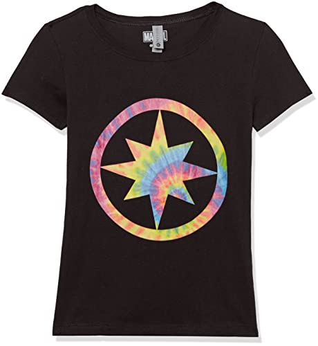 Image of Marvel Girls' Captmarvel Tie-dye