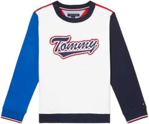 Tommy Hilfiger Sudadera adaptativa para niño con cierre de velcro en los hombros