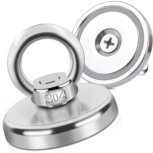 2 Pezzi Magneti al Neodimio Extra Forti 42 mm 60kg