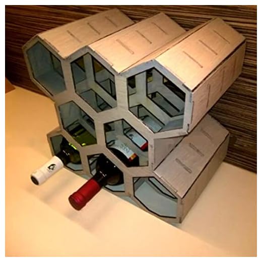 Mini Adega MDF para 04 garrafas