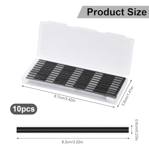 10 Stück 82mm Hobelmesser HSS Set, 82 x 5,5 x 1,2mm Elektrohobel Hss Klinge, Wendemesser Hobelmesser Messer 82mm für Bosch Hobel, Handhobel, Holzbearbeitungsmaschinen (10)