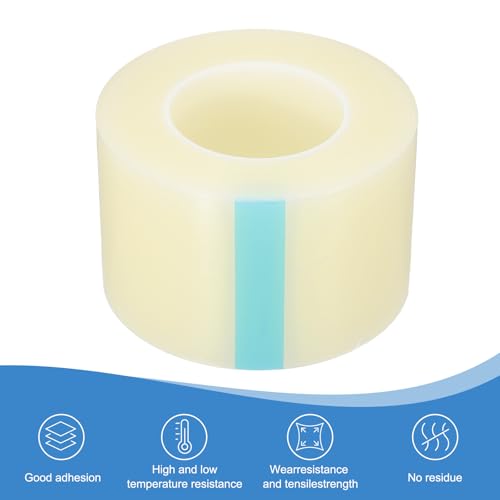 Image of PATIKIL Removable Protective Film Tape, 3.5 Inch x 656 ft PE Surface Protective Scratch Film Tape Roll for Furniture Electrical Appliances Plastic Hardware High Stickiness, Clear