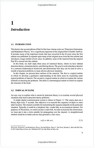 Image of Detection Estimation and Modulation Theory, Part I: Detection, Estimation, and Filtering Theory