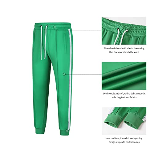 Men's Tracksuits Set Long Sleeve Causal Full Zip Running Sports Sweatsuit for Men 2 Piece Outfits4