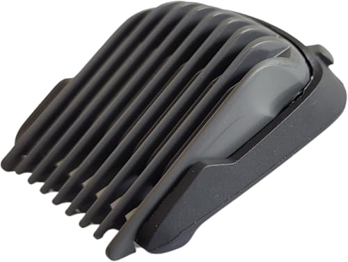Image of Beard Trimmer Adjustable Attachment Comb, 3-7mm, Compatible with MG3720 MG3730 MG3750 MG7715 MG7745 BT1210 BT1215, Black