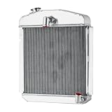 Cubauto 4 Row Aluminum Radiator For 1947-49 Plymouth Chrysler P15 Deluxe New Yorker Windsor 4.1L