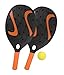 Racchette da Padel con Pallina Set 2 Racchette in Plastica cm41 con Palla...