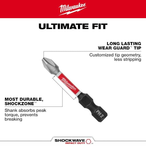 Milwaukee Electric - PH2 Insert BITS - image 3