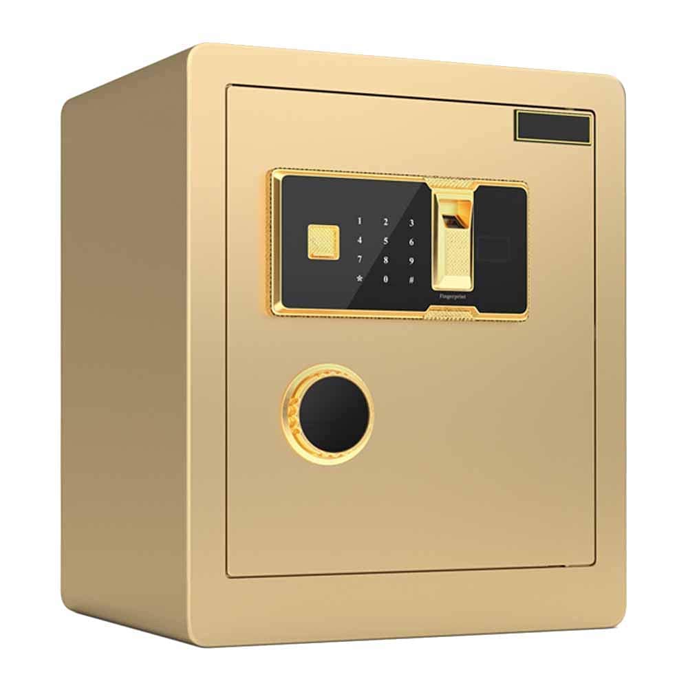 CLSDRZC Seguridad, Seguridad [Combinación Digital] Capacidad Muy Grande para almacenar Objetos de Valor para Documentos de identificación, Documentos A4, computadoras portátiles, Oro