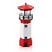 Produktbild Solar-Leuchtturm für Garten, 28 cm großer Leuchtturm, dekoratives Licht, wasserdicht, solarbetrieben, für Party, Terrasse, Weg, Gartendekoration, Rot