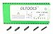 DLTOOLS Industrial GTN-3(SP300) PVD Coated(Black&Grey) CNC Grooving Carbide Inserts Cutting Tools for Steel,10pcs