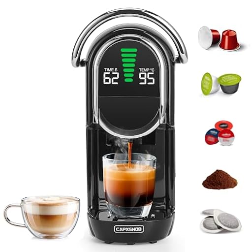 Magician1 Mini 5en1 Cafetera Cápsulas para Nespresso Original, Dolce Gusto, Lavazza A Modo Mio, ESE 44 y Café Molido, 20 Bares, 1450W, Pantalla LED, Máquina de Café Expreso Caliente o Frío | Ya disponible en tu tienda friki favorita! En mundofriki.es! Magician1 Mini 5en1 Cafetera Cápsulas para Nespresso Original, Dolce Gusto, Lavazza A Modo Mio, ESE 44 y Café Molido, 20 Bares, 1450W, Pantalla LED, Máquina de Café Expreso Caliente o Frío | Ya disponible en tu tienda friki favorita! En mundofriki.es!