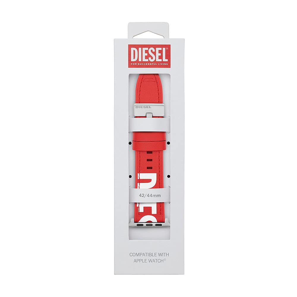 Diesel Bransoletka skórzana dla mężczyzn do zegarka Apple Watch®, 42 mm, 44 mm i 45 mm