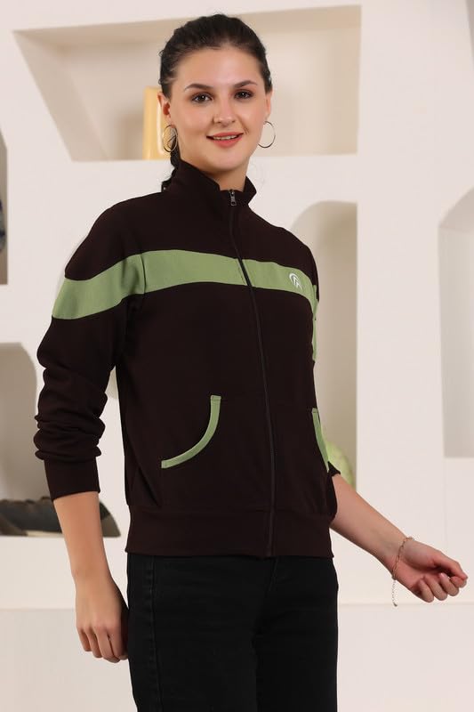 Image of Jhoomantroo Women's Atheletic Gym Running Sports TrackJacket | Regular Casual Fit | TrackJacket for Girls & Women