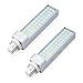 Homesally G24 2 Pin LED PL Lampe, 13Wdrehbare G24D Sockel LED Birne 2-Pin G24D-1 G24D-2 G24D-3 26W CFL Ersatz Für Einbau-/Aufbau-Downlights,Day light,2pcs