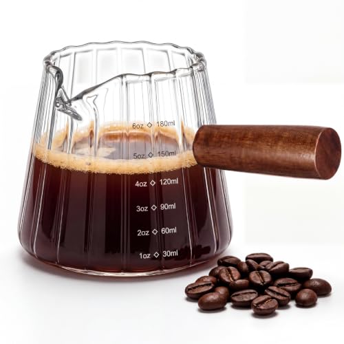 Vaso Espresso 6 oz con Asa de Vidrio y Madera miniatura 1