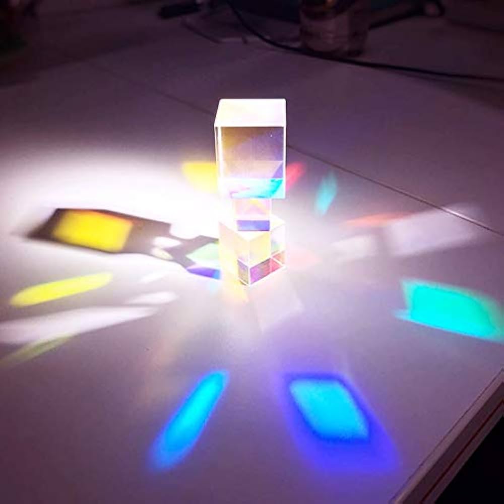 Amazon.com: Optical Glass X-Cube Prism RGB Dispersion Prism