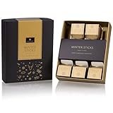 XMAS CHOCOSTICKS 5 -Trinkschokolade am Stiel aus Vollmilch- und Zartbitterschokolade | Geschenk | Weihnachten | Junge | Mädchen | Frau | Mann | Weihnachtsschoki | Advent | Nikolaus