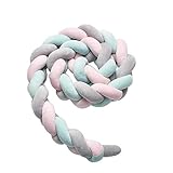 Trenzado Cuna Bebe Parachoques 2m Cojín Trenzado Parachoque