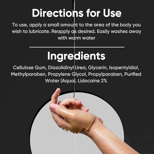 Passion Anal Desensitizing Lube, 8.25 Fl Oz - Maximum StrengthNatural Water-Based Lubricant for Comfortable Use, Long-Lasting Formula, Non-Staining & Easy to Clean - Image 5