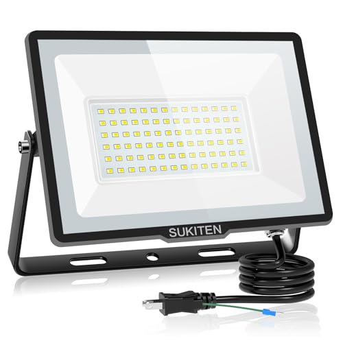 【驚異の明るさ・省電力】SUKITEN 投光器 led 屋外 作業灯 100W 15000ルーメン...
