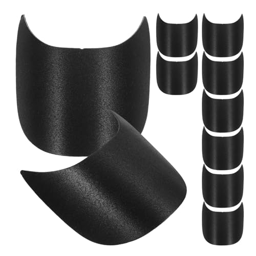 Alipis Baseball Cap Visor Insert, 10pcs Unisex Wide Hat Sports Hat Stretcher Hat Shaper Ball Cap Form Sun Hat Visor DIY Cap Visor Liner Support Baseball Hat Brim Black